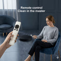 2000Pa Robot Vacuum Cleaner 150-Min Battery ¨C Multifunctional Auto Floor Cleaner for Pet Hair, Dust & Paper Debris, Smart Robotic Vacuum for Hardwood, Tile & Carpet, Black & White