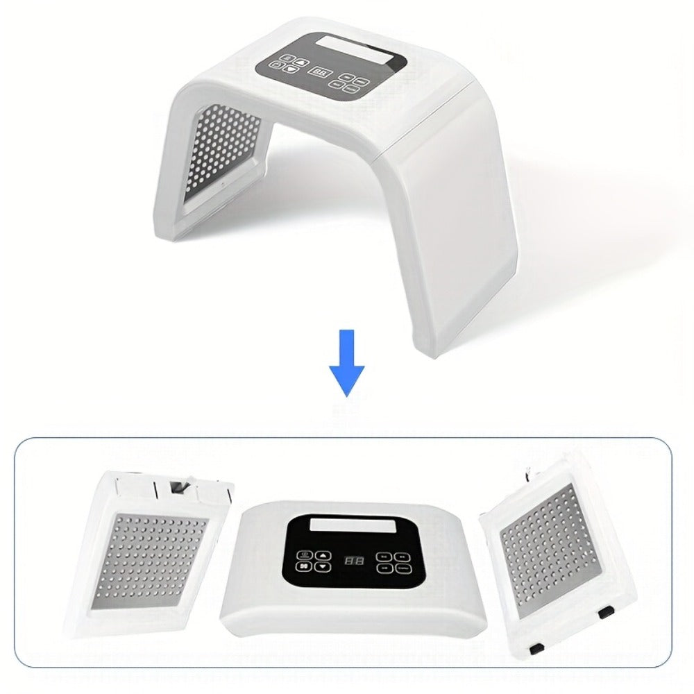 7 Color LED Skin Care Device Photon Therapy Spectrometer Anti-Aging Wrinkle Acne Treatment Face Rejuvenation Home SPA Beauty Tool Gift for Women Mom Girlfriend