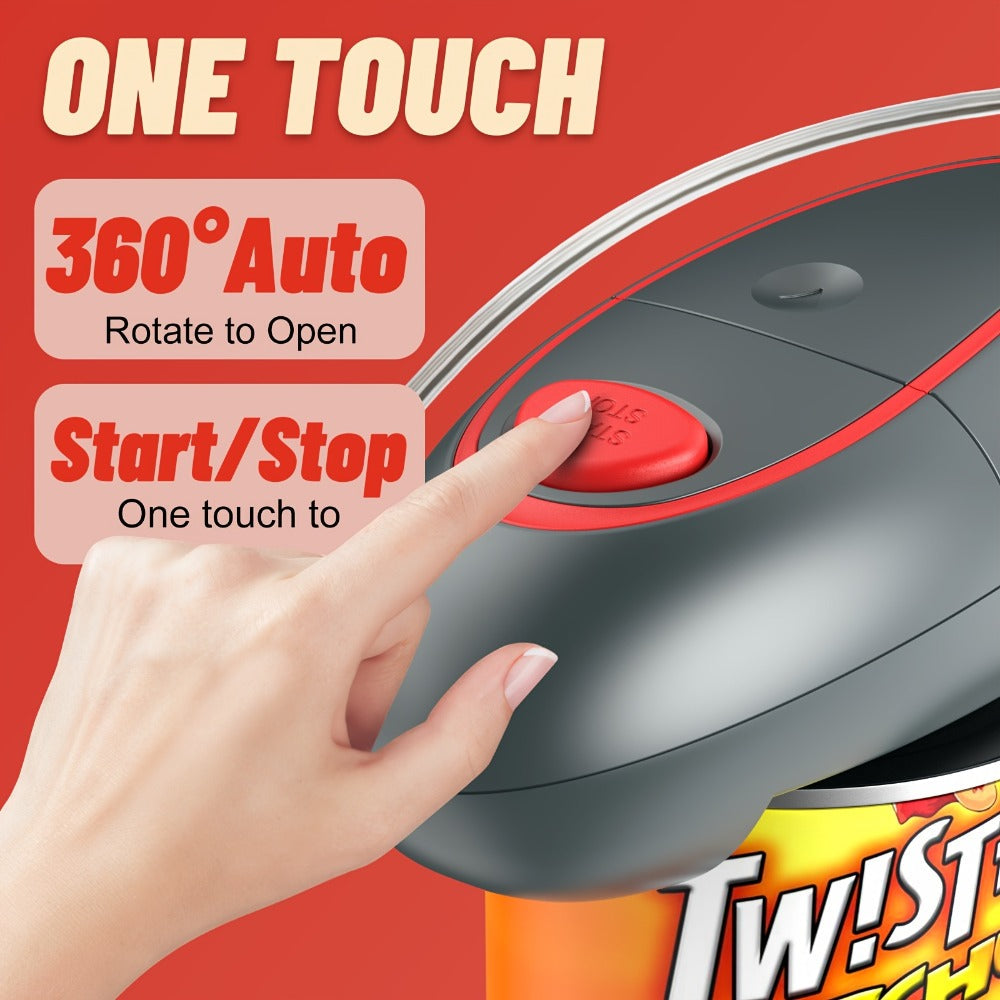 Electric Can Opener One-Touch Automatic ¨C Smooth Edge Battery Operated Handheld Opener for All Can Sizes, Best Kitchen Gadget for Seniors, Arthritis & Weak Hands, Great Gift Idea