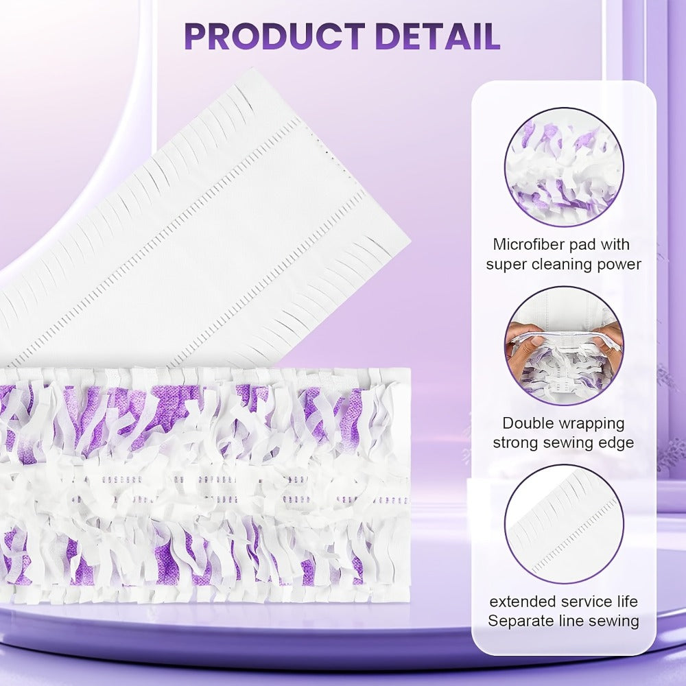 Mop Pads Refills Compatible with Swiffer PowerMop Dry and Wet Use Disposable Multi-Surface Floor Cleaning Pads for Hardwood Tile Laminate No Mop Included 15 Count or 50 Count Bulk Value Pack