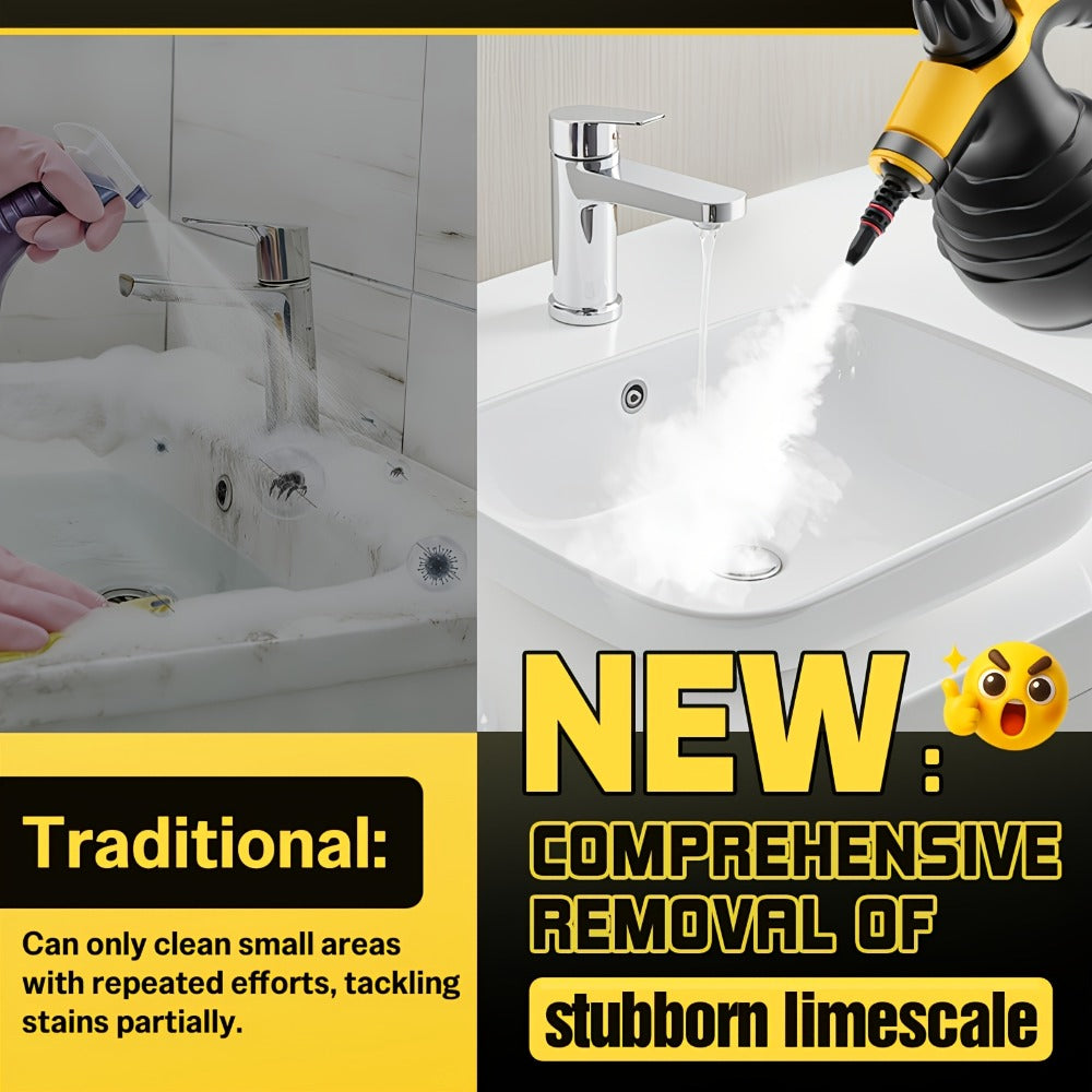 Steam Cleaner with 11 Accessories Multi-Surface Portable Home Steam Cleaning Machine for Floor Tile Grout Kitchen Bathroom Sofa