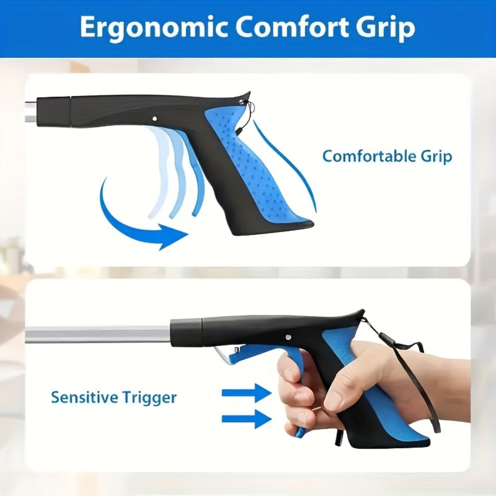 Reacher Grabber Tool Foldable with Magnetic Tip ¨C Long Reach Pickup Helper for Seniors, Lightweight Picker Upper for Home, Kitchen, Garden, High Shelves & Trash Pickup