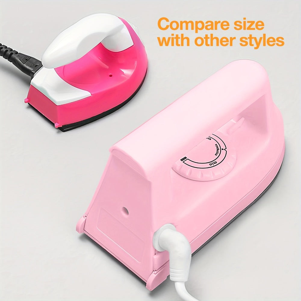Mini Heat Press Machine Portable 400W with Charging Base, Handheld Heat Transfer Press for T-Shirts Shoes Bags Vinyl HTV Projects, Compact Travel & Home Iron-On Press Tool for DIY Crafts Sublimation