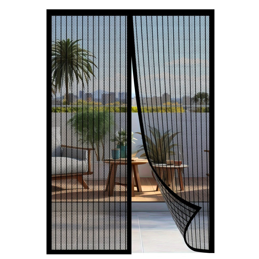 Magnetic Screen Door for Doorways ¨C Heavy Duty Self-Sealing Mesh Door Screen with Magnetic Closure, Hands-Free, Pet & Kid Friendly, Durable Nylon, Fits Most Door Frames, Easy Install