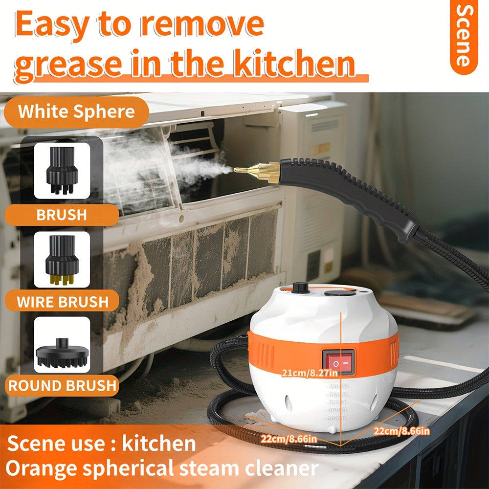 High Temperature Steam Cleaner Handheld Carpet Cleaner High Pressure for Kitchen Grease Sofa Air Conditioner Washing Machine Tile Grout Easy Carry Home Use