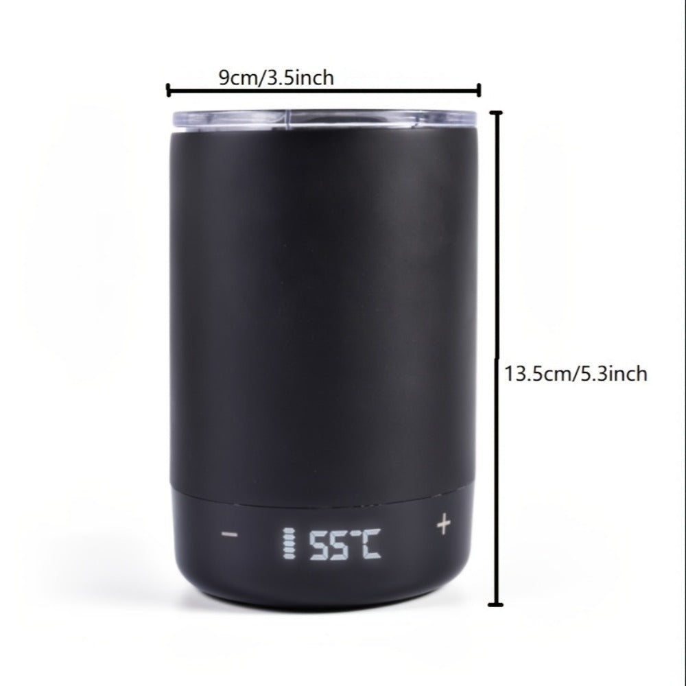 Self-Heating Coffee Mug with Temperature Control ¨C USB-C Rechargeable Smart Beverage Warmer Keep