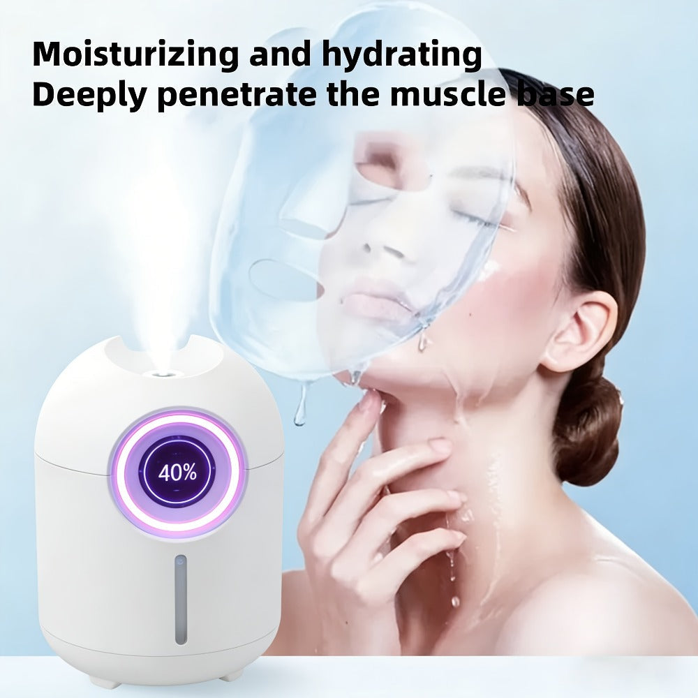Aroma Humidifier Set of 3 with Soft LED Night Light | Quiet Mini Humidifier Pack, Adjustable Mist, Room Air Freshener for Bedroom, Living Room & Office | Holiday Gift Set White & Green