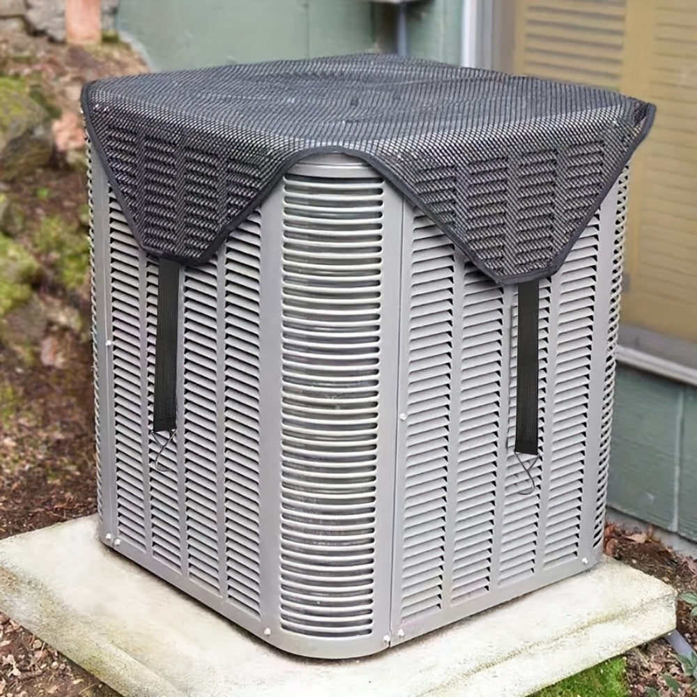 Outdoor AC Cover Premium Waterproof Windproof | Super Durable Air Conditioner Protector with Breathable PVC Mesh Ventilation ¨C Dust & Cold Air Barrier for Condenser Units