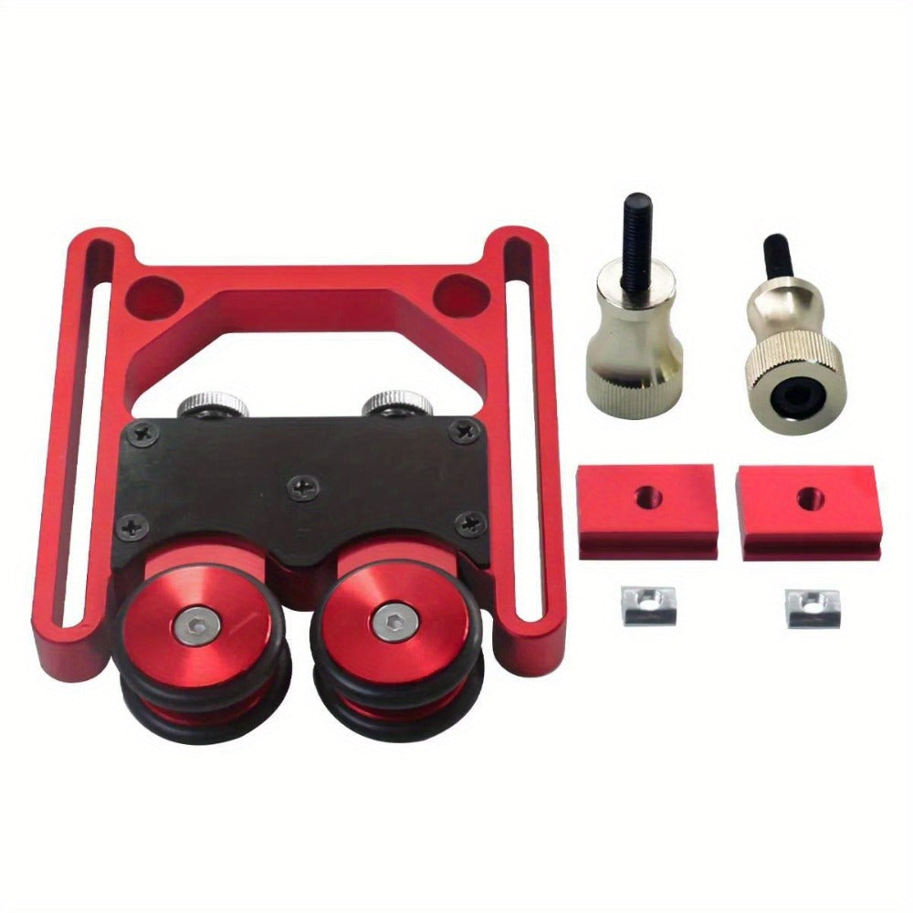 Feather Boards for Table Saw and Router Table with Elastic One-Way Wheels Safe Stock Feeding Woodworking Accessory Adjustable Fence Guide Anti-Kickback Tool Set