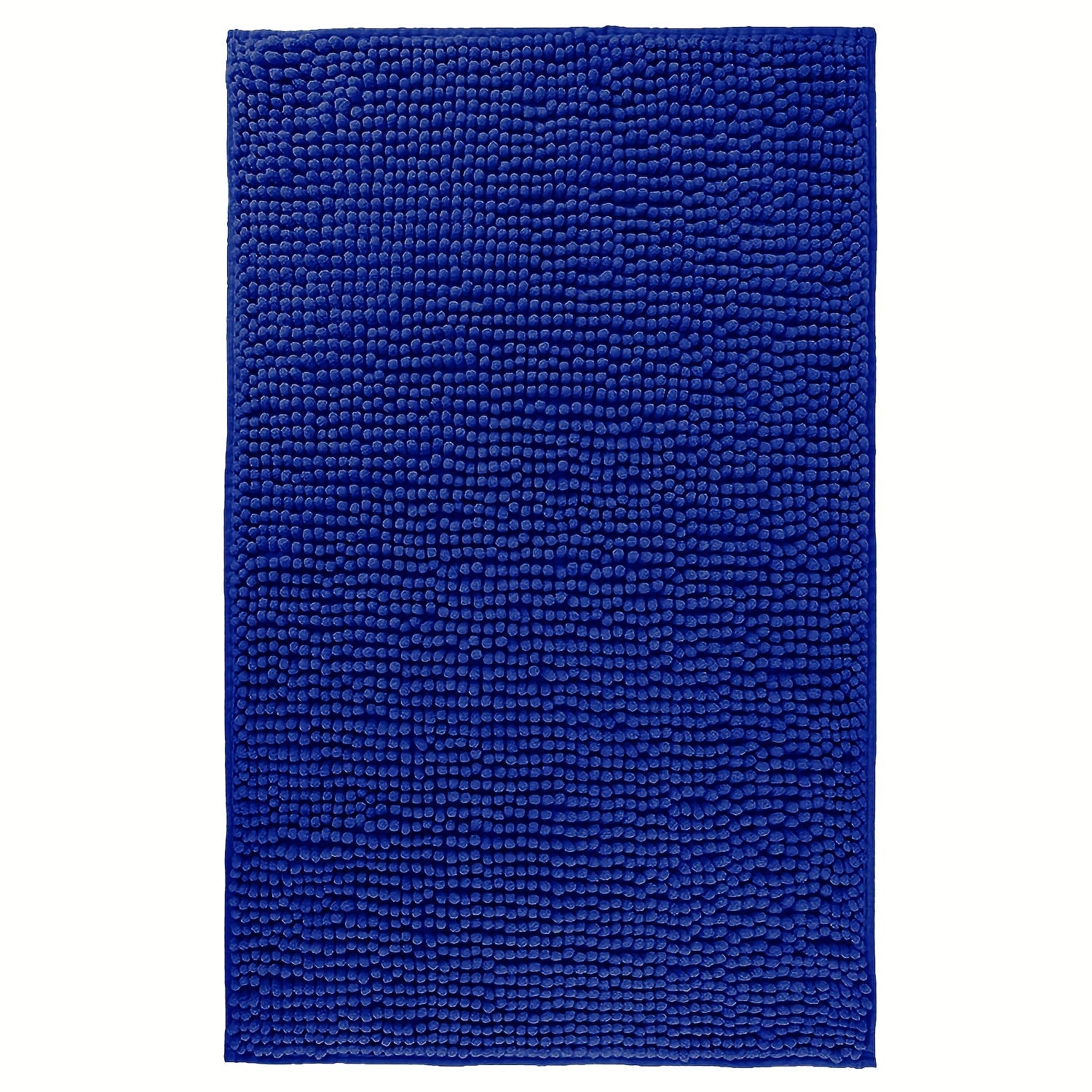 Chenille Bath Rug Extra Thick Soft Absorbent Non-Slip Bathroom Mat Machine Washable, Multiple Sizes & Colors