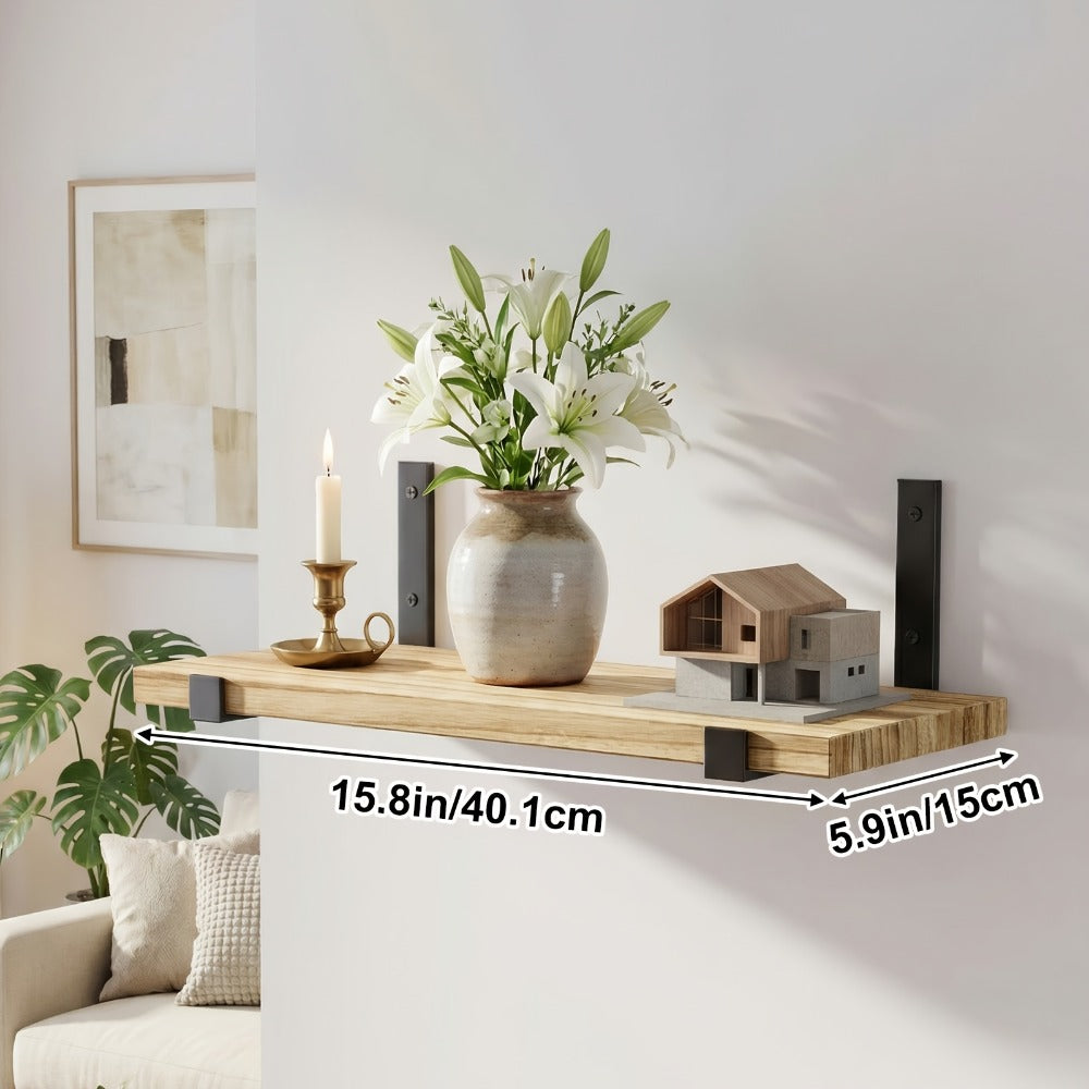 Floating Shelves for Wall 10 Pack 15.8x5.9 Inch Wall Mounted Shelf for Bedroom Kitchen Bathroom Living Room Plants Books Photos Home Decor