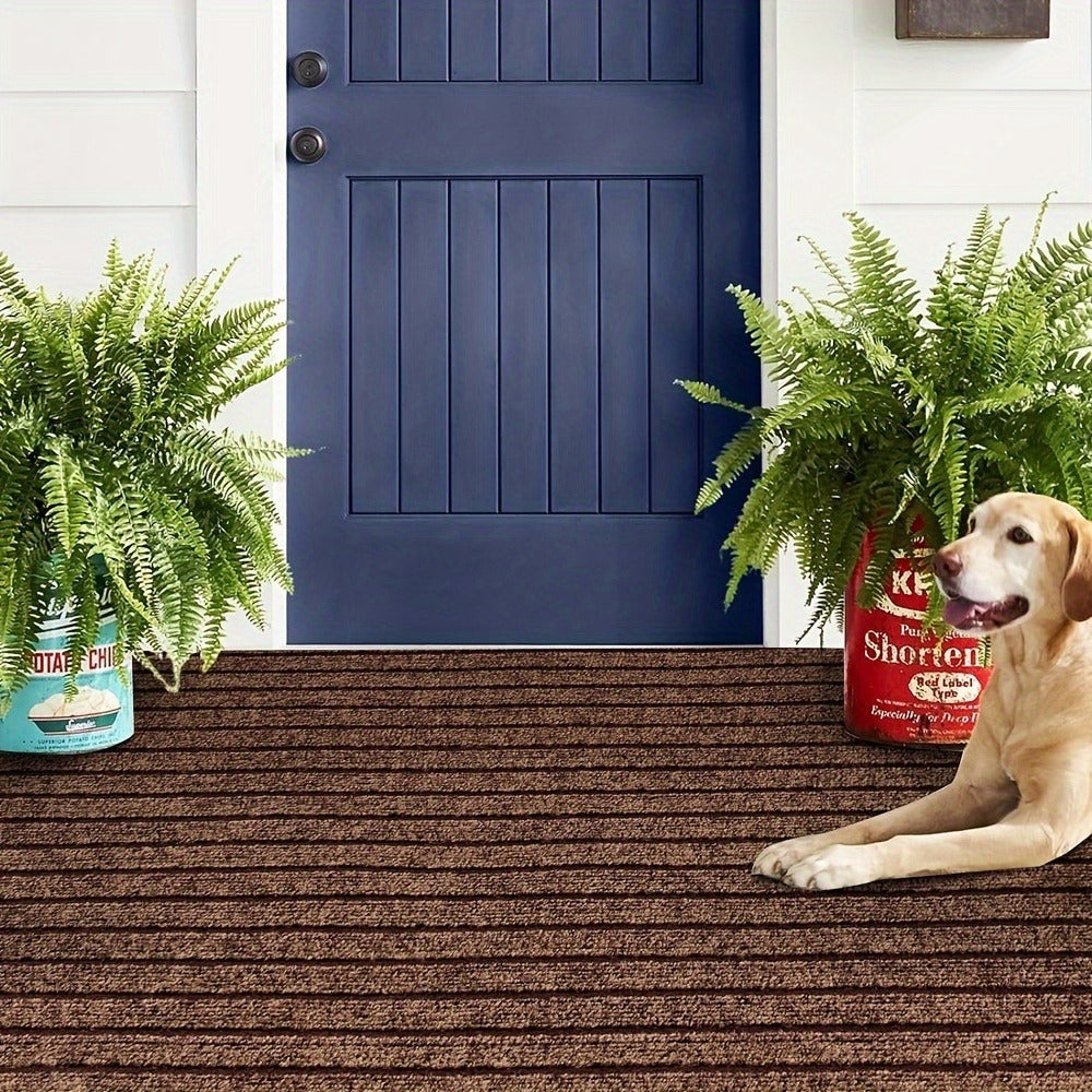 Runner Carpet with Rubber Backing - Non-Slip 1800G/sqm Heavy Duty Washable Indoor Outdoor Rug | Hallway, Entryway, Laundry Room & Balcony Runner Mat | Multiple Sizes & Colors