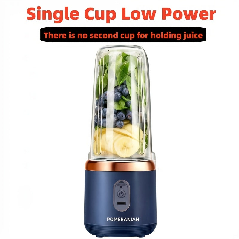 Portable Blender Rechargeable ¨C Mini Personal Juicer for Smoothies, Milkshakes & Juice, USB Charging, Compact & Lightweight for Travel, Outdoor, Camping & Gym, Multiple Capacities & Colors