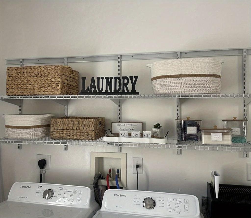 Laundry Pods Container & Dryer Sheet Holder Set with Bamboo Lids, Clear Laundry Room Organization Containers for Scent Booster, Powder, Pods ¨C 3+1 Pack