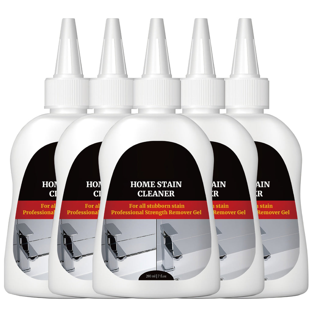 Black Stain Cleaner Gel 7 fl oz (200ml), Heavy Duty Cleaning Gel for Washing Machine, Refrigerator, Grout, Sink, Shower, Bathtub, Oven & Dishwasher ¨C Powerful Formula, Safe for Delicate Surfaces, No Harsh Fumes