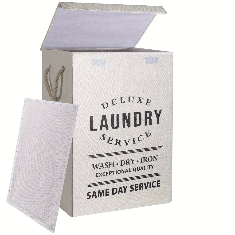 Collapsible Laundry Hamper with Lid ¨C 22.45 Gallon Large Foldable Laundry Basket Bin for Clothes, Bedroom Organizer & Toy Storage ¨C Black, Gray, 1-Pack & 3-Pack Options