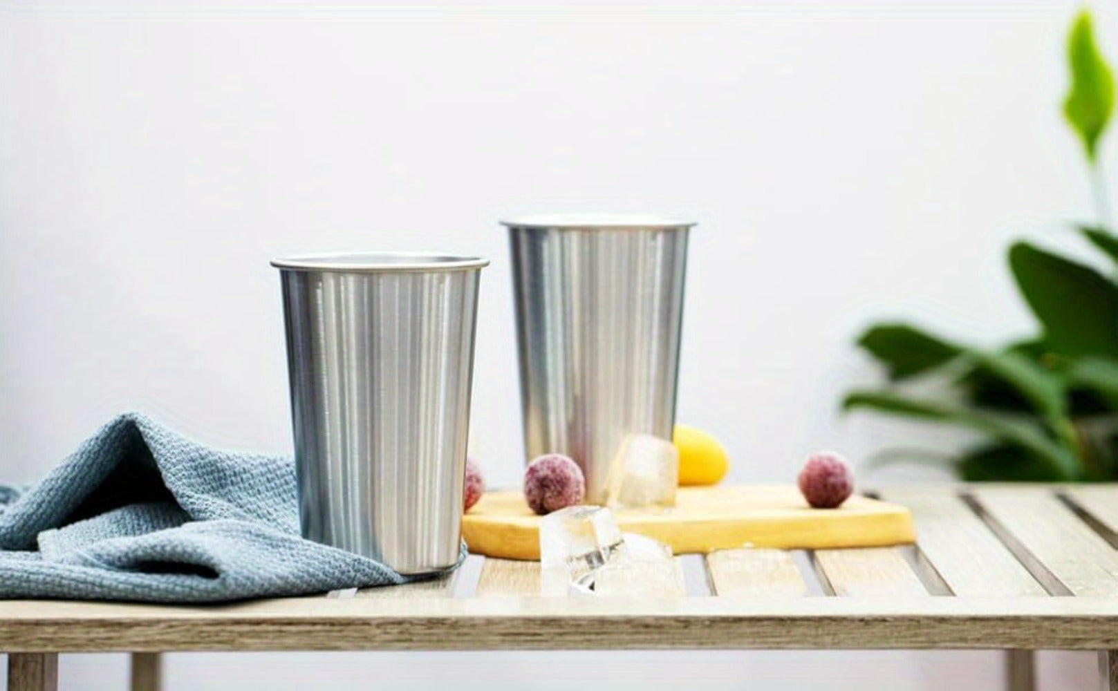 Stainless Steel Pint Glasses 12 Pack 16oz ¨C Unbreakable Metal Drinking Cups, Commercial Grade Stackable Barware, Dishwasher Safe Rustproof Beer Cocktail Glasses for Bar Restaurant Outdoor Camping Party