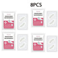 Microneedle Patches Hyaluronic Acid Niacinamide Dissolving Face Patches for Forehead Smile Lines Eye Area Deep Moisturizing Skin Smoothing Brightening Treatment 8pcs