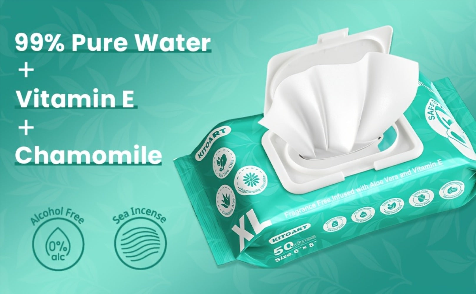 Flushable Wet Wipes Adult XL Unscented No Alcohol Septic Safe Toilet Wipes Portable Family Size for Bathroom Outdoor Camping Travel Hygiene 150 or 300 Wipes 3 or 6 Pack