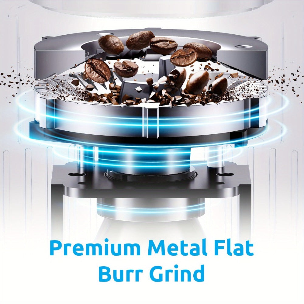 Burr Coffee Grinder Electric ¨C Automatic Coffee Bean Grinder with 40-Second Digital Timer, 25 Precise Grind Settings, Adjustable Burr Mill for Espresso, Drip, French Press & Pour Over ¨C Black