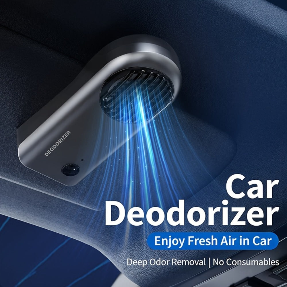 Car Air Purifier Ozone Deodorizer Active Oxygen Sterilization Odor Removal for Car Refrigerator Household Use Pink White Grey