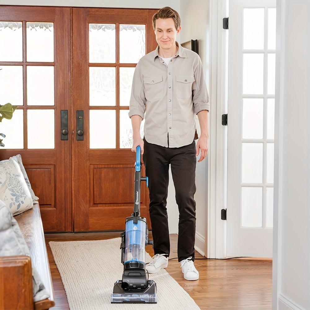 Vacmaster Bagless Upright Vacuum Cleaner 1150W Cyclone Filtration Large Dust Cup 17ft Cord for Carpet Hard Floor Pet Hair Powerful Suction Home Vacuum