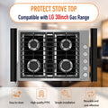 Gas Stove Burner Cover Mat Non-Stick Reusable Washable Stove Top Protector for LG 30-Inch Gas Stove ¨C Oil-Resistant High-Temp Safe, Trimmable 5-Hole Design, Keeps Stove Clean & Scratch-Free