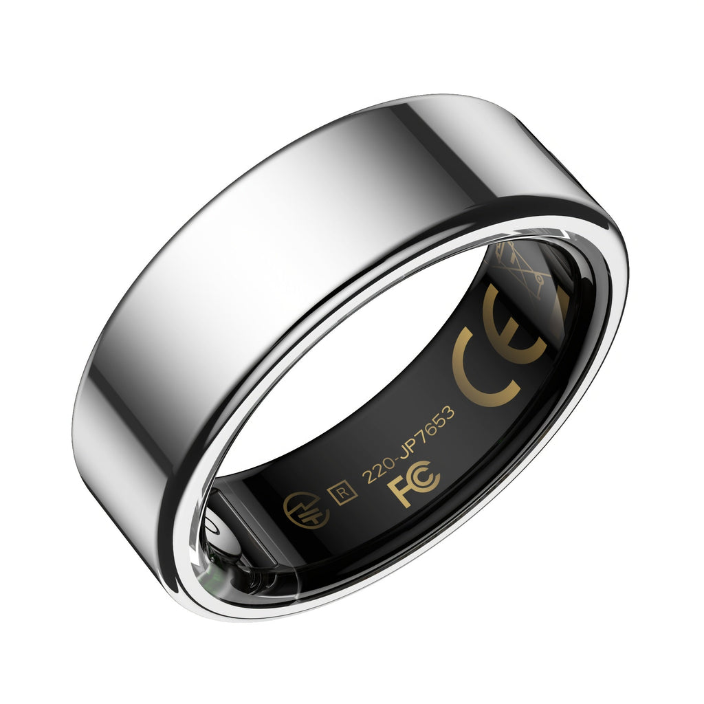 Smart Ring Health Fitness Tracker - Sleep Monitor Heart Rate Temperature Blood Pressure Pedometer Calorie Menstrual Cycle Tracker, Bluetooth 5.0 Compatible with iPhone Android, No Subscription Fee
