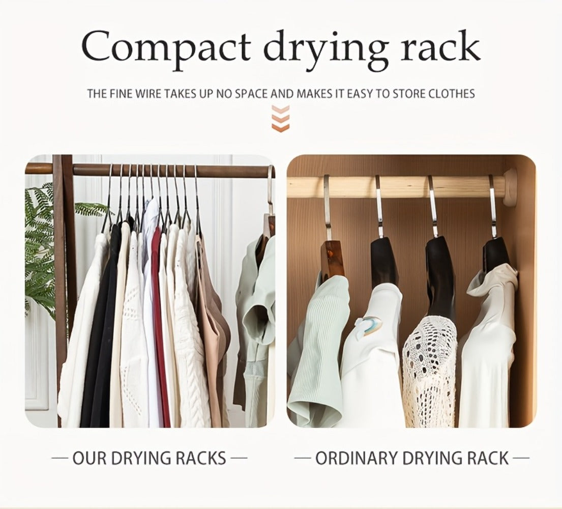 High Manganese Steel Non-Slip Clothes Hangers Thickened Heavy Duty Coat Suit Hangers Space Saving Closet Organizer