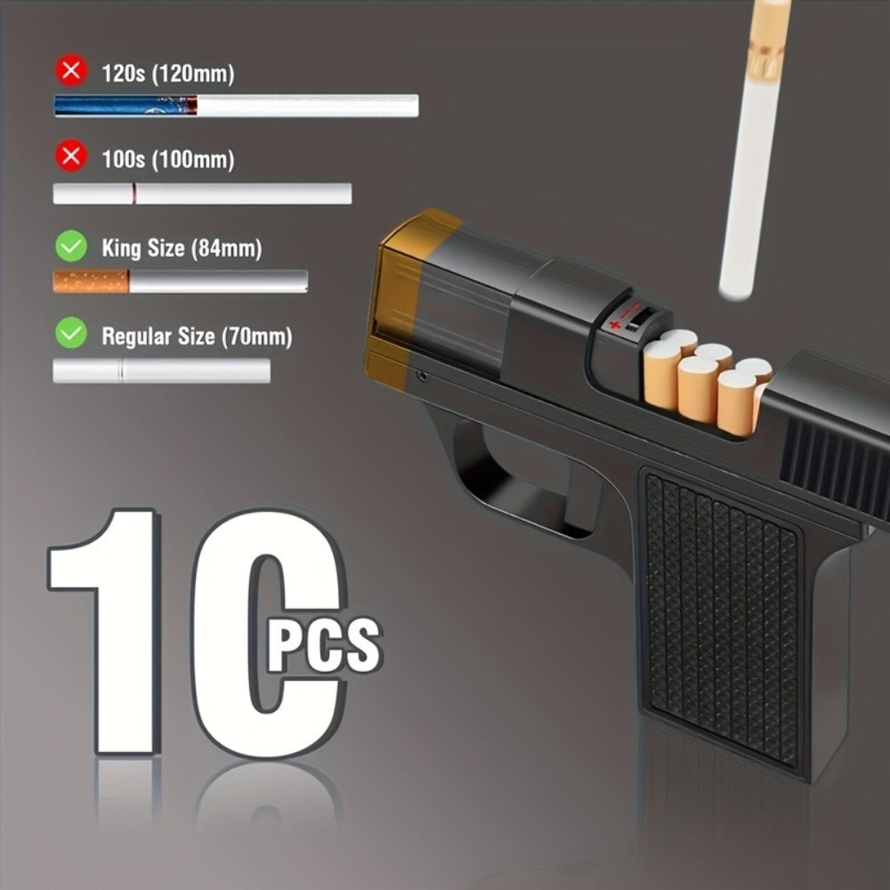 Cigarette Box Lighter Creative Design ¨C Windproof Butane Torch with Adjustable Flame, Cigar & BBQ Lighter, Outdoor Portable Kitchen Baking Essential, Unique Gift Idea (Butane Not Included)