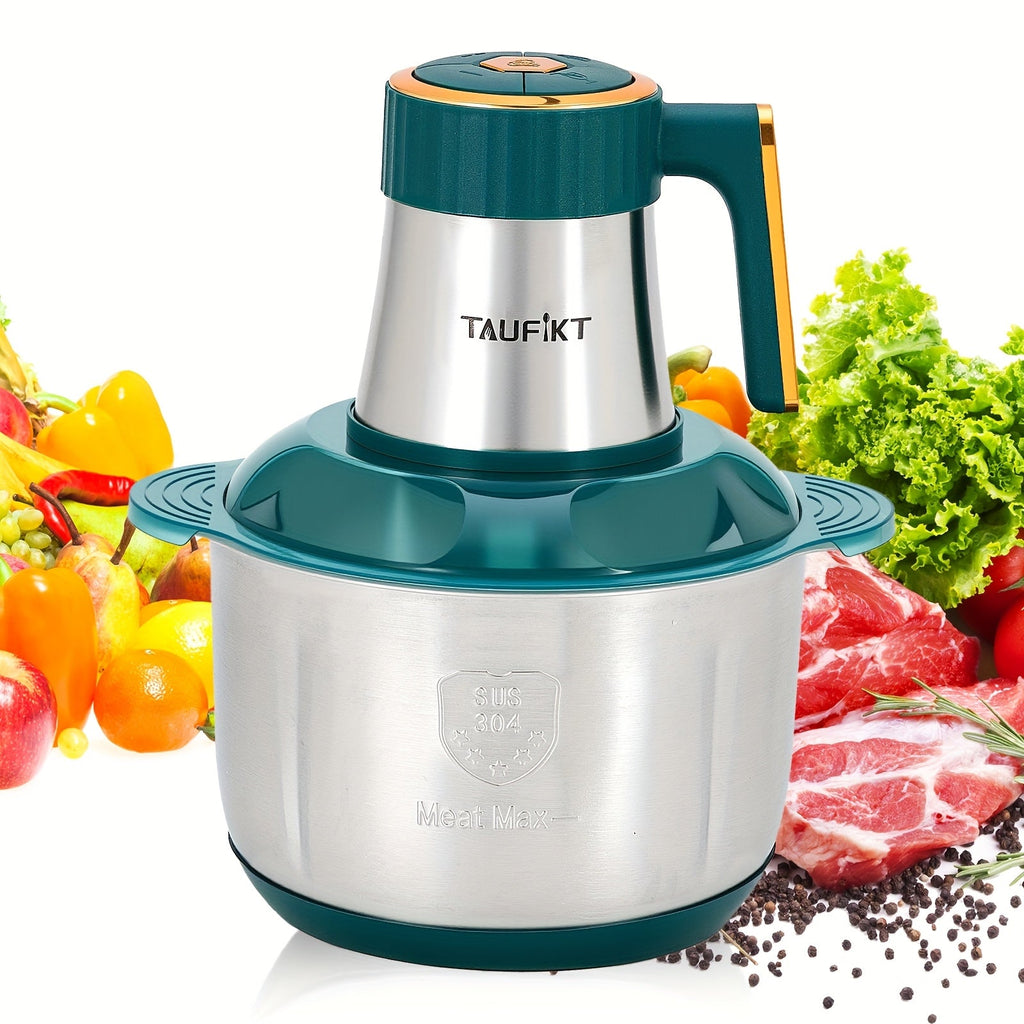 Electric Meat Grinder 5-Speed 6-Blade Food Chopper - 1.32 Gal Household Mincer for Meat Vegetables Garlic Puree Juice Noodles, Fast 6-Second Grinding, Food-Safe