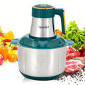 Electric Meat Grinder 5-Speed 6-Blade Food Chopper - 1.32 Gal Household Mincer for Meat Vegetables Garlic Puree Juice Noodles, Fast 6-Second Grinding, Food-Safe