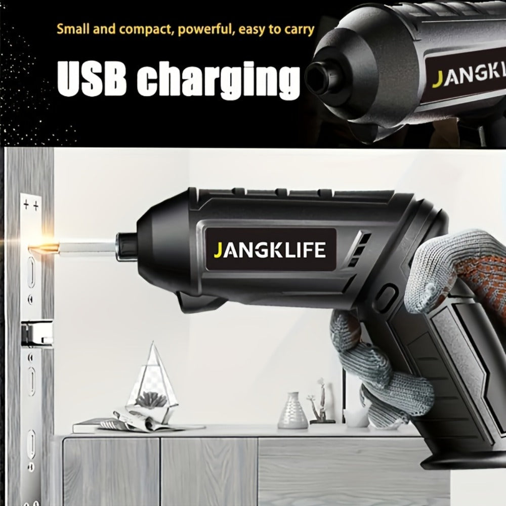Electric Screwdriver Set 16pcs, 90¡ã Rotatable Foldable Cordless Screwdriver Kit with 1200mAh Rechargeable Battery & Bits