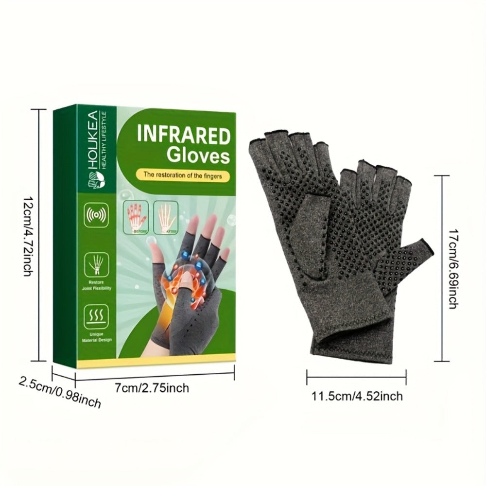 Compression Arthritis Gloves Breathable Joint Care 2 Pairs for Men & Women ¨C Polyester Hand Support Gloves for Arthritis Pain Relief, Daily Use, Sports & Leisure Activities