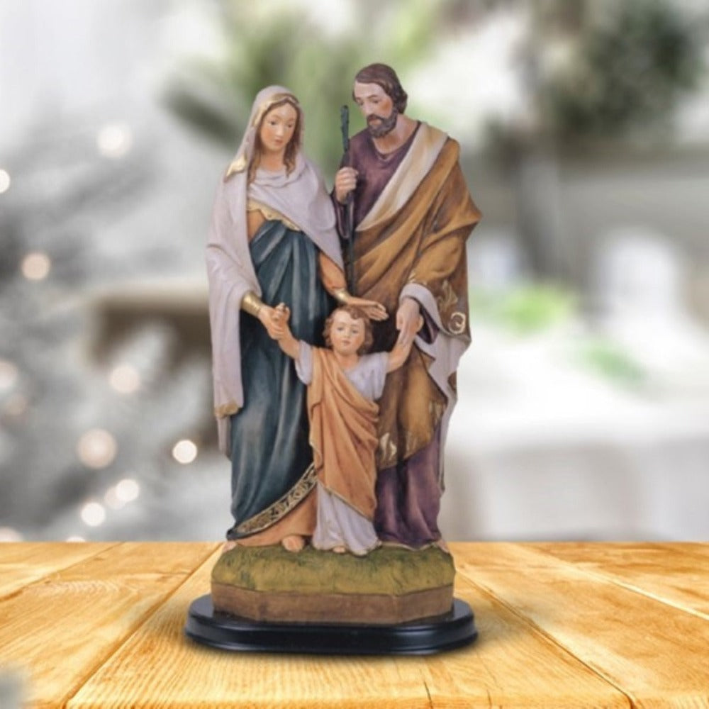 Holy Family Figurine Statue 12¡± H ¨C Polyresin Religious Sculpture Ornament for Home Decor, Living Room, Office & Collectible Gift for Christmas, Easter, Birthdays & Housewarming