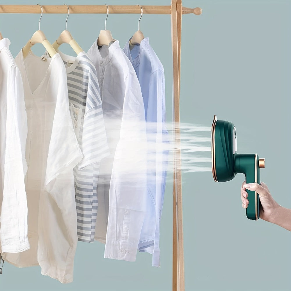 Portable Travel Clothes Steamer Mini Handheld Garment Steamer Iron for Clothes Fast Heat-Up Wrinkle Remover for Home Dorm College Travel Suitcase-Friendly Compact Design