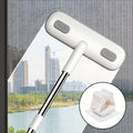 Window Cleaning Brush with Telescopic Handle and Holder - Magic Multi-Surface Door & Window Cleaner Tool, Pet Hair Remover, Household Cleaning Supplies for Home, Car, Glass, Screen & Blinds