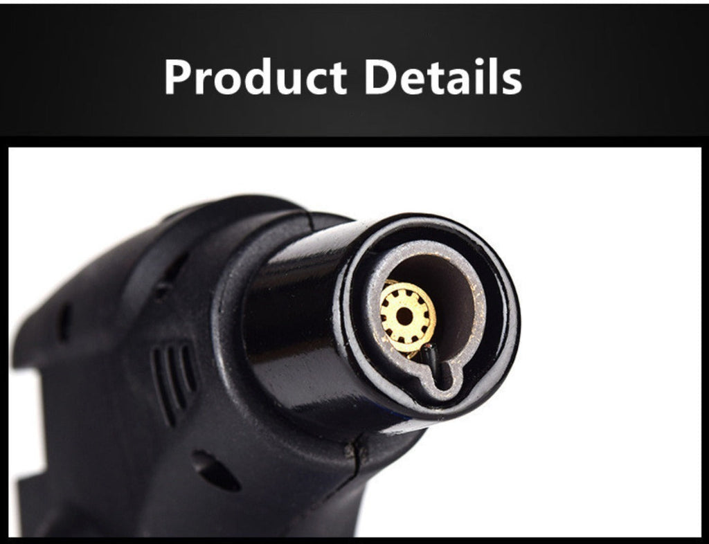 Butane Torch Lighter 6pcs Big Jet Flame Refillable & Adjustable Mini Blow Torch - Gift Box Set for Camping, Grill, BBQ, Culinary, Soldering & Welding | Butane Not Included