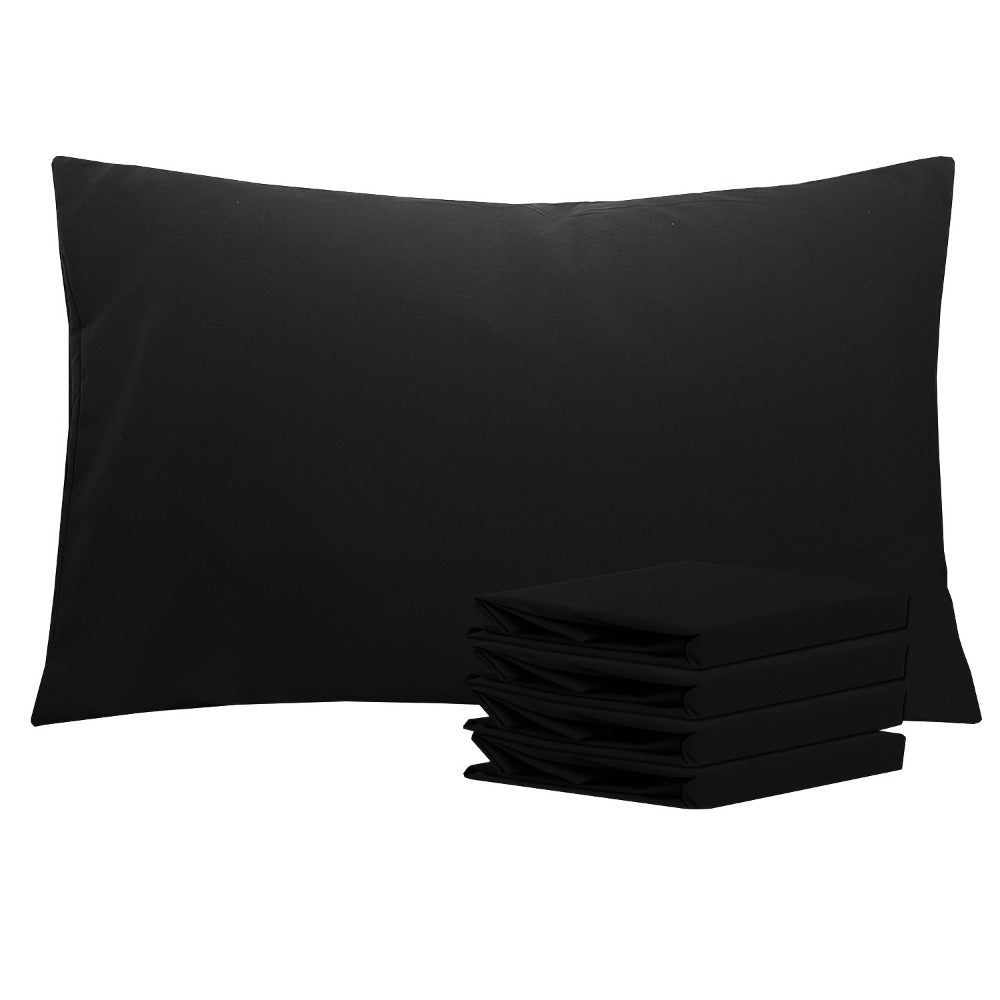 Pillowcases 4 Pack Queen 20x30 ¨C Brushed Microfiber Soft Wrinkle-Free Fade-Resistant Envelope Closure Solid Color 32 Colors