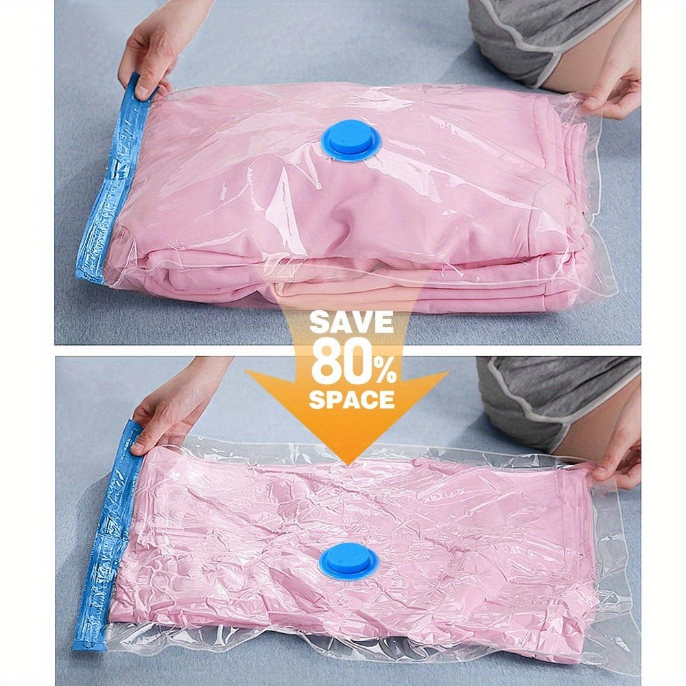 Vacuum Storage Bags 16pcs with Electric Pump ¨C Space Saver Compression Bags for Clothes, Bedding, Pillows, Quilts, Blankets, Travel & Luggage (7 Small, 6 Medium, 3 Large)