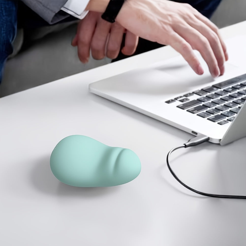 Electric Hand Massager with Vibrating Ball, Multi-Functional Squeeze Therapy Device for Finger Massage, Hand Exercises, Stress Relief & Rehabilitation ¨C Ultra-Soft Personal Massager