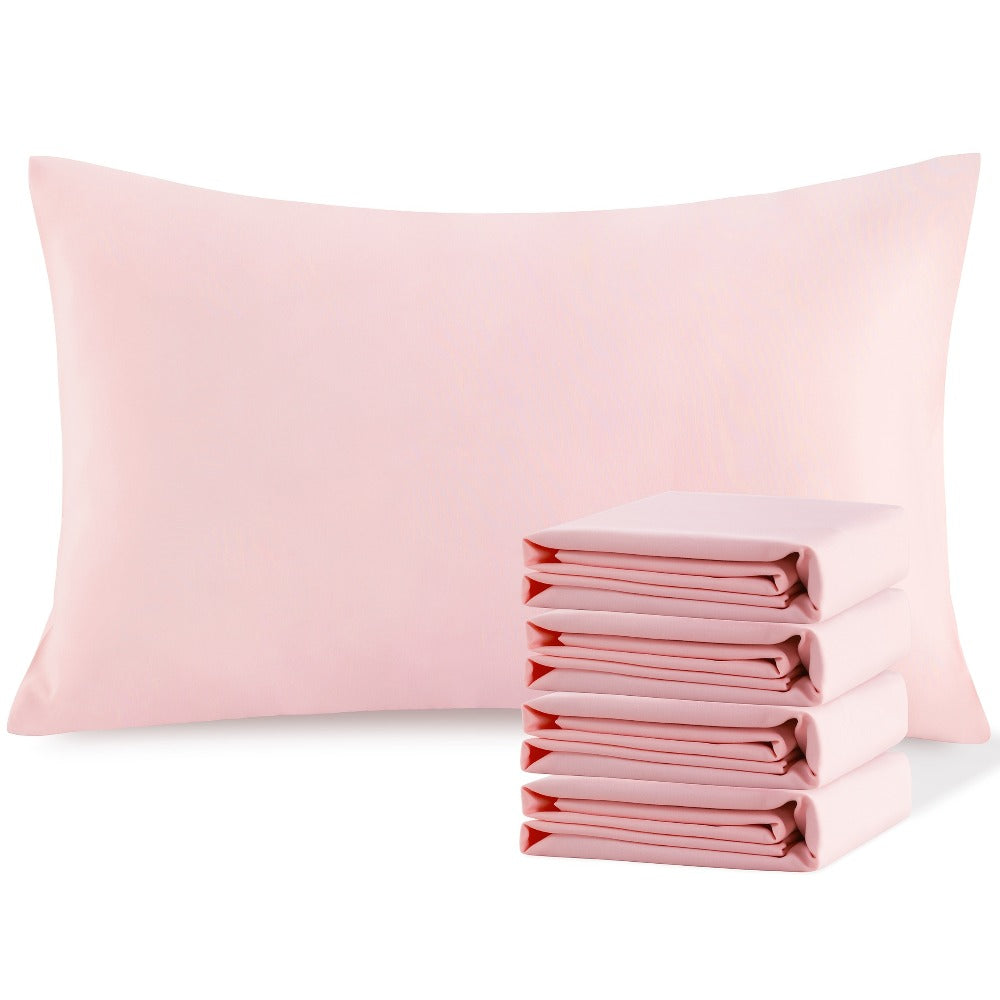 Pillowcases 4 Pack Queen 20x30 ¨C Brushed Microfiber Soft Wrinkle-Free Fade-Resistant Envelope Closure Solid Color 32 Colors