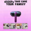Cordless Mattress Vacuum Cleaner Handheld Bed Vacuum for Dust Mites, Allergens & Pet Hair - Portable Wireless Upholstery Vacuum for Mattress, Sofa, Carpet & Bedding, Lightweight Easy to Use, Purple