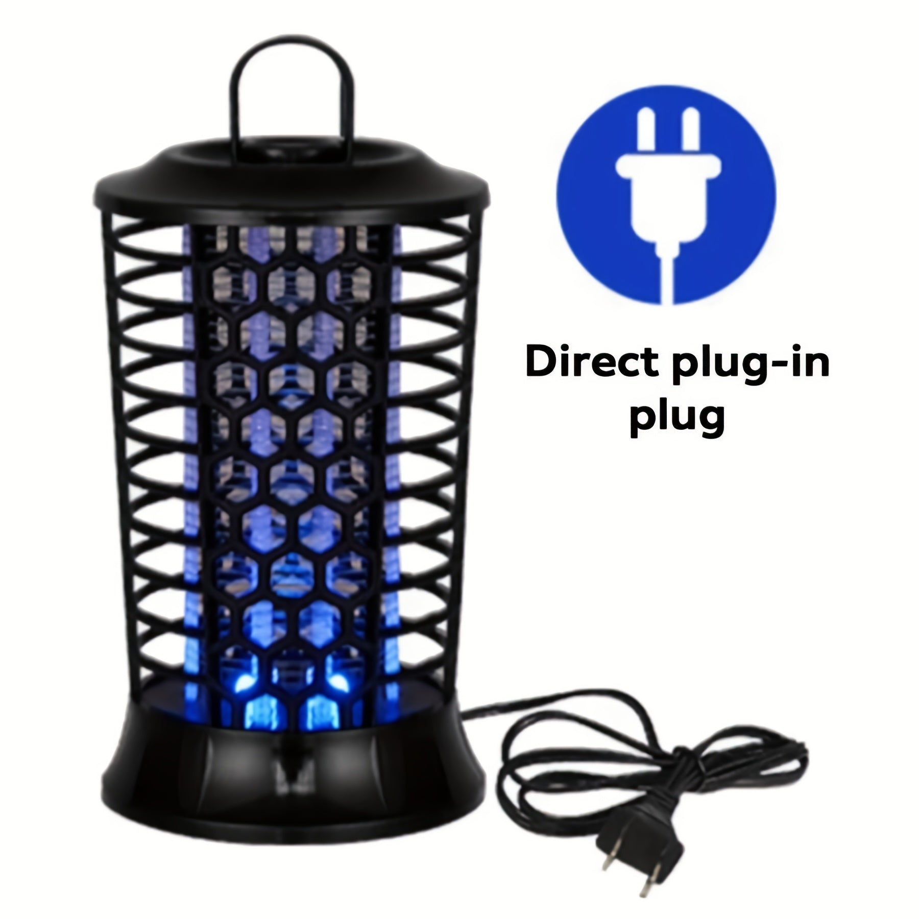 Indoor Bug Zapper Electric ¨C Powerful Mosquito Killer & Fly Zapper with Bug Collector Tray, Easy Clean, Silent Operation, Plug-In Insect Trap for Bedroom, Kitchen, Office & Home Use