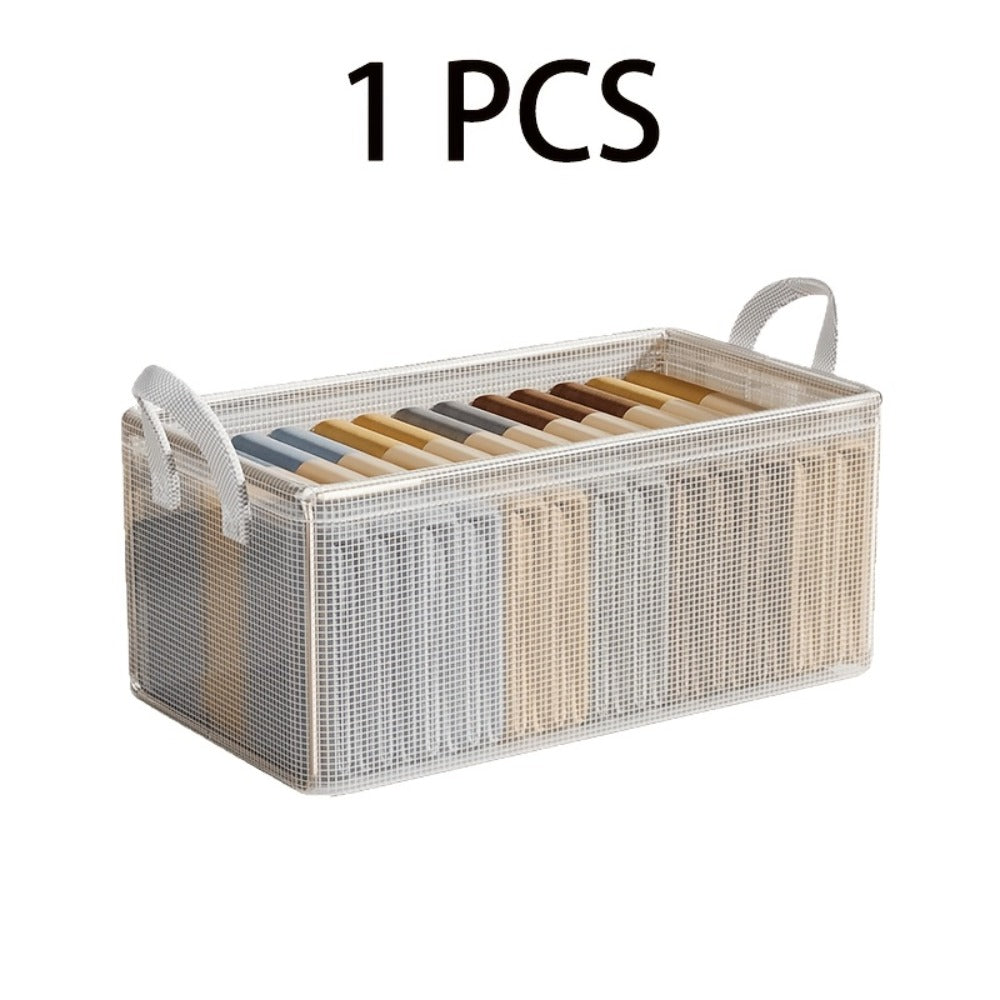 Storage Boxes Waterproof Steel Frame 26L Collapsible Fabric Bins for Clothing Household Sundries Closet Bedroom Organization Space Saving Home Storage Containers with Lid