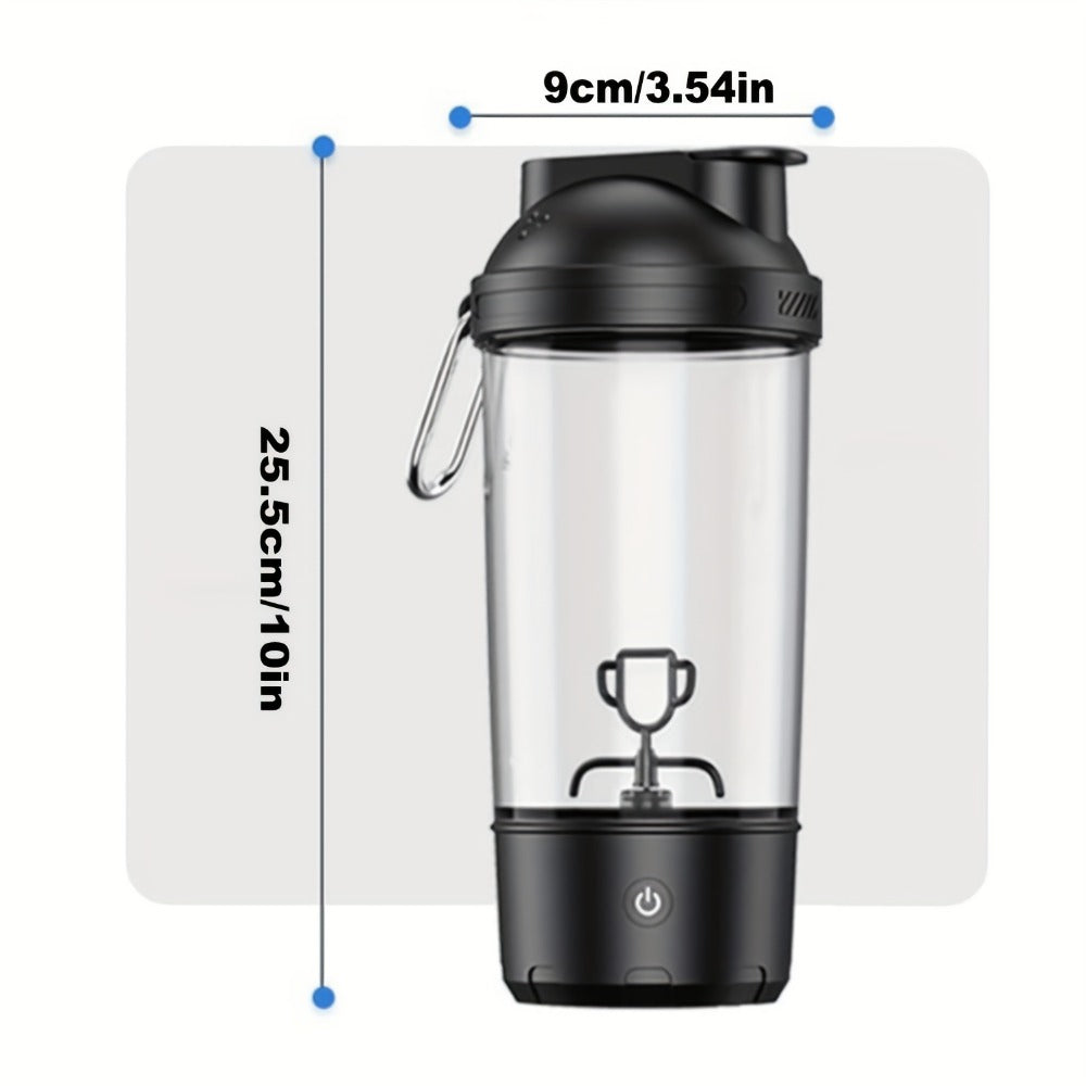 Electric Protein Shaker Bottle 24oz USB Rechargeable Self Stirring Blender Cup BPA Free Portable Gym Mixer for Protein Shakes Meal Replacements Fitness Gift