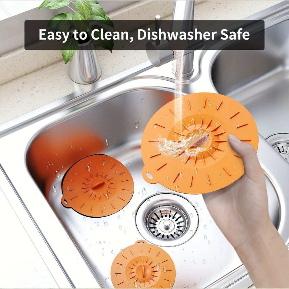 Silicone Food Lids 7 Pack 5 Sizes Reusable Stretch Lids for Bowls Cups Pots Pans ¨C BPA Free Microwave Splatter Cover Airtight Leakproof Food Storage Lids Dishwasher Freezer Safe
