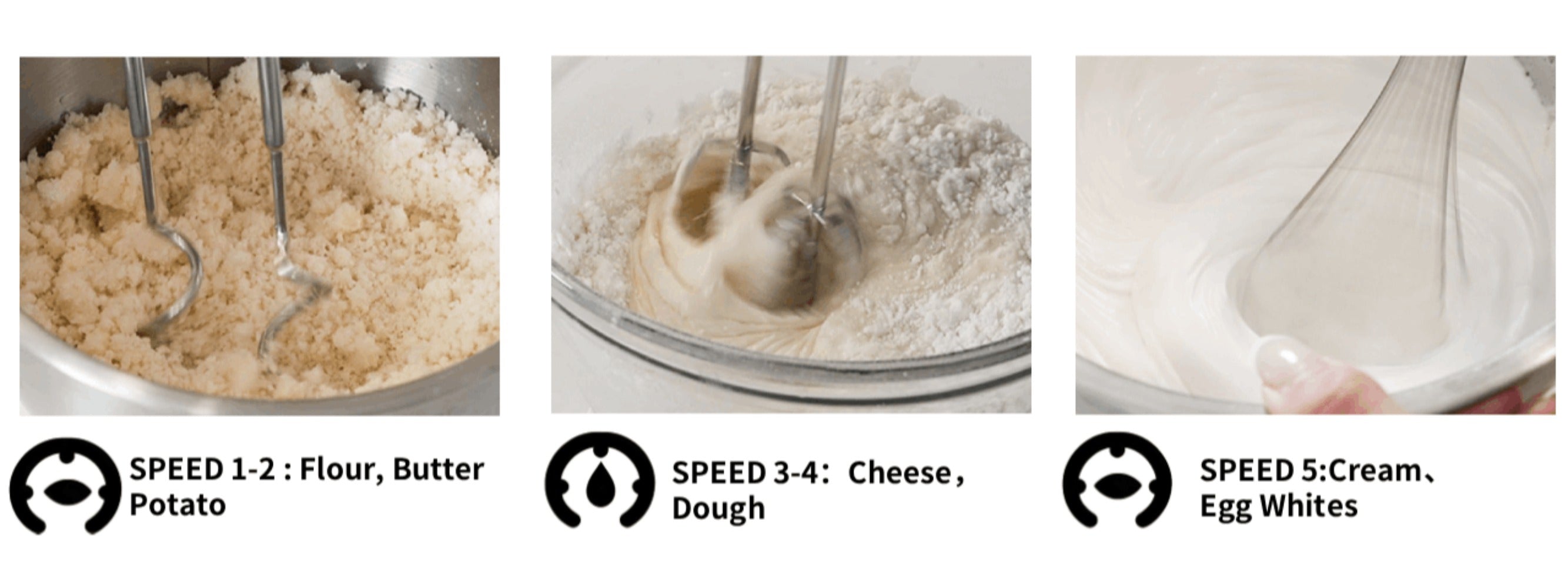 Hand Mixer Electric 400W with Storage Stand & 5-Speed Turbo Boost ¨C 5 Stainless Steel Attachments for Baking Cream Cake Dough Cookie