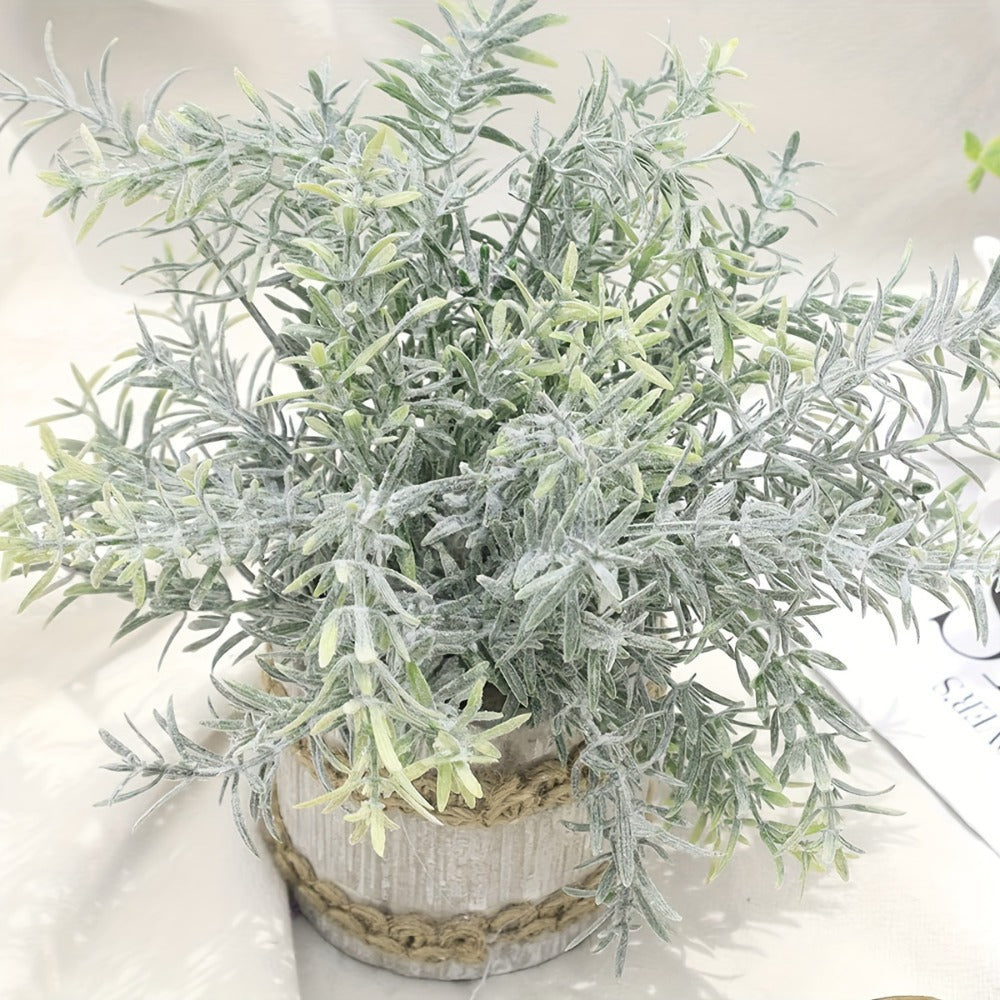 Fake Plants Artificial Plants Indoor 4-Pack Small Potted Greenery in Paper Pulp Pots | Faux Plants for Shelf Desk Home Office Farmhouse Bathroom Decor | Low-Maintenance Artificial Succulents Set