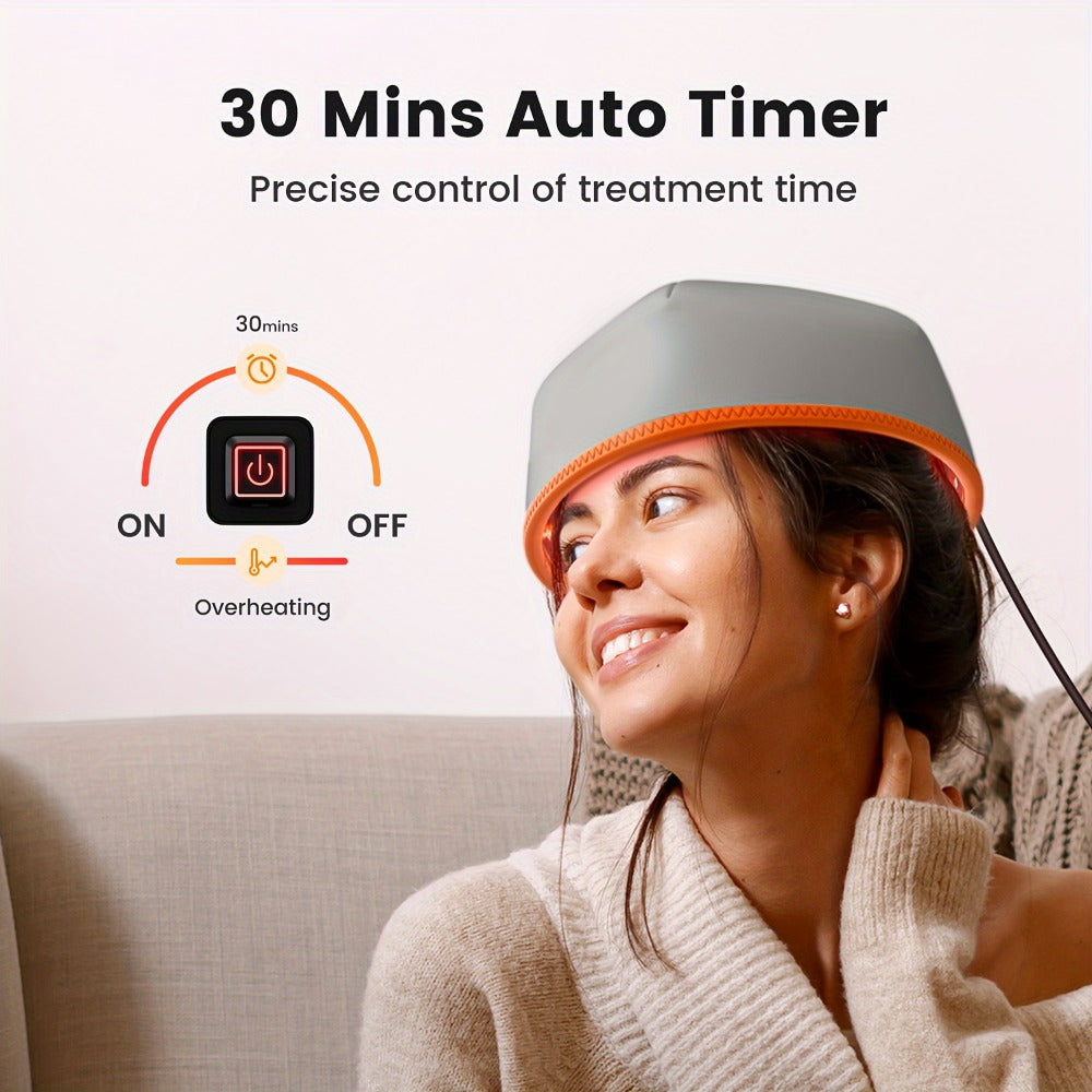 Red Light Therapy Cap 101 LEDs Detachable LED Panel Infrared Light Hat for Brain Relaxation Insomnia Relief Head Pain Treatment Hair Growth Scalp Care